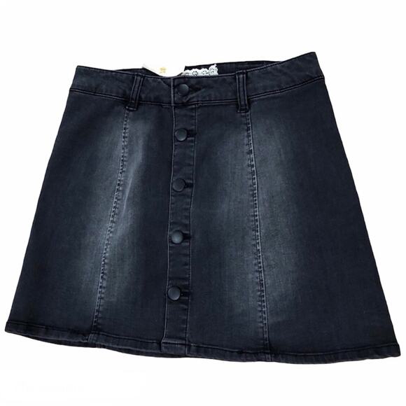 Alter’d State Hendrix black denim mini-skirt size XS - Picture 3 of 9